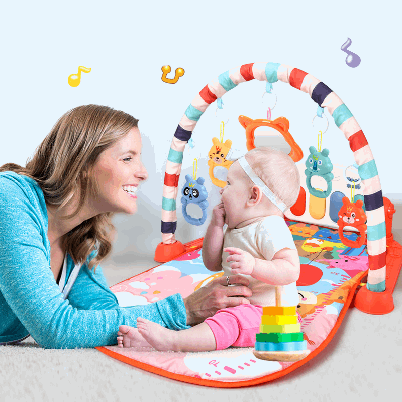 Baby Fitness Frame Pedal Piano Baby With Music Kids Pedal Toy