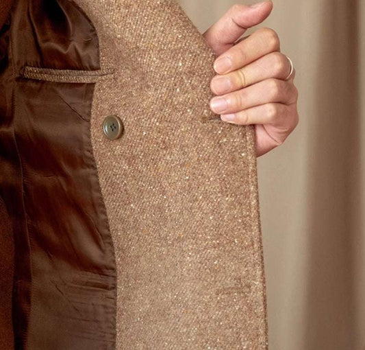 Color Dots Mid-length Coat - globaltradeleader