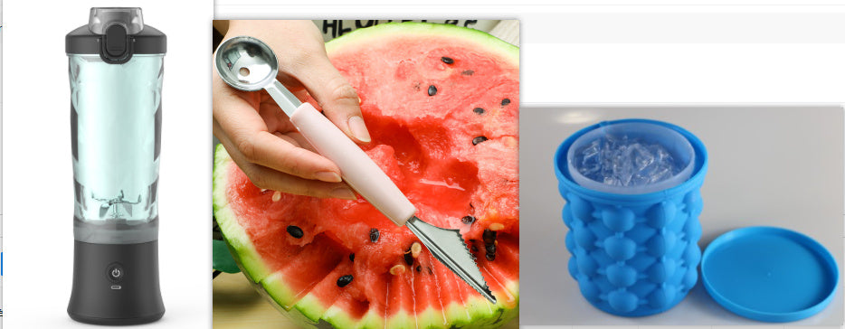 Portable Blender Juicer Personal Size Blender For Shakes And Smoothies With 6 Blade Mini Blender Kitchen Gadgets - globaltradeleader