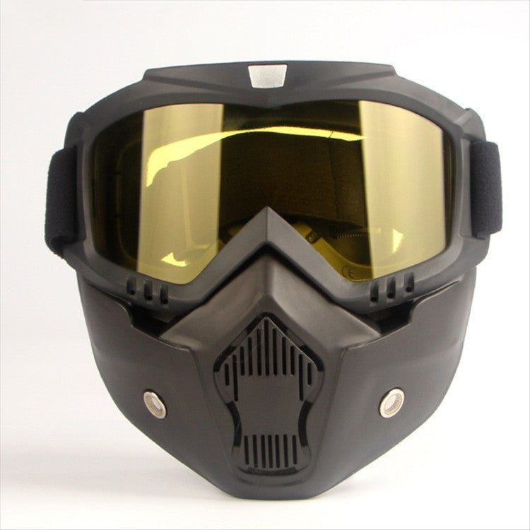 Full Face Anti-impact Goggles Outdoor Anti-fog Riding Glasses Mask