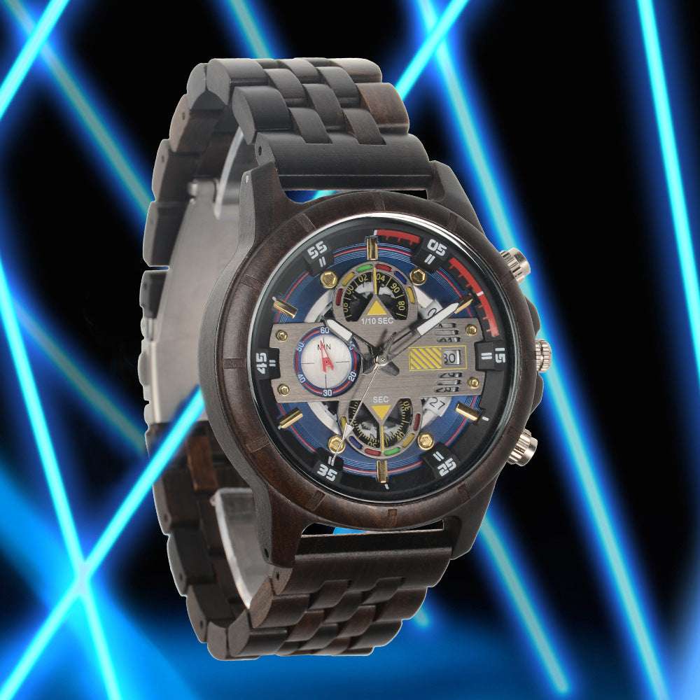 Multi-function Quartz Watch Men - globaltradeleader