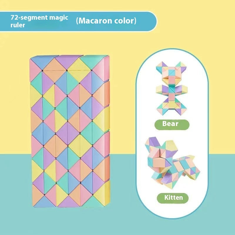 Glass Rubik's Snake Full Set Detachable Toys - globaltradeleader