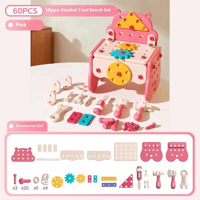 Children's Repair Toolbox Assembly And Disassembly