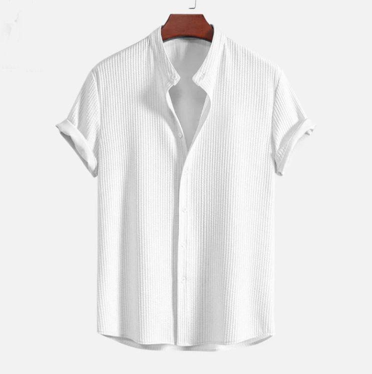 Short Sleeve Loose Shirt Top Summer Mens Clothing - globaltradeleader