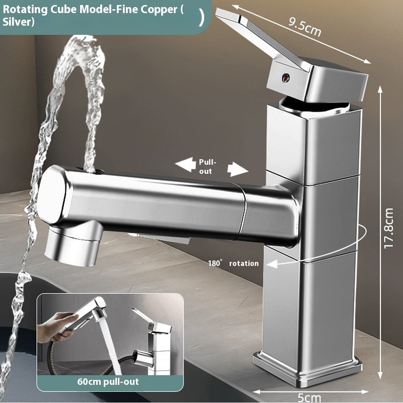 Pull-out Faucet Bathroom Wash Face Hand - globaltradeleader