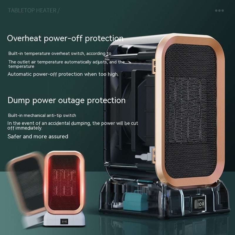 Household Small High-power Warm Air Blower PTC Heater - globaltradeleader