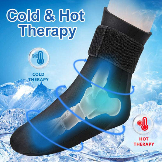 Cold And Hot Compress Protective Gear Solid Gel Cooling Socks Ice Pack Socks Feet Foot Sock - globaltradeleader