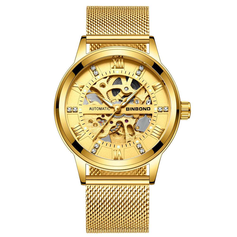 Men's Automatic Mechanical Watch Luminous Simple Fashion Trend - globaltradeleader