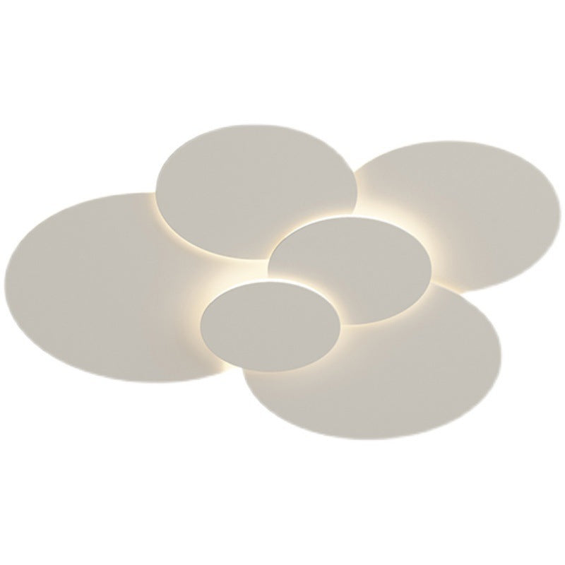 Simple Modern White Round Combination Ceiling Lamp - globaltradeleader