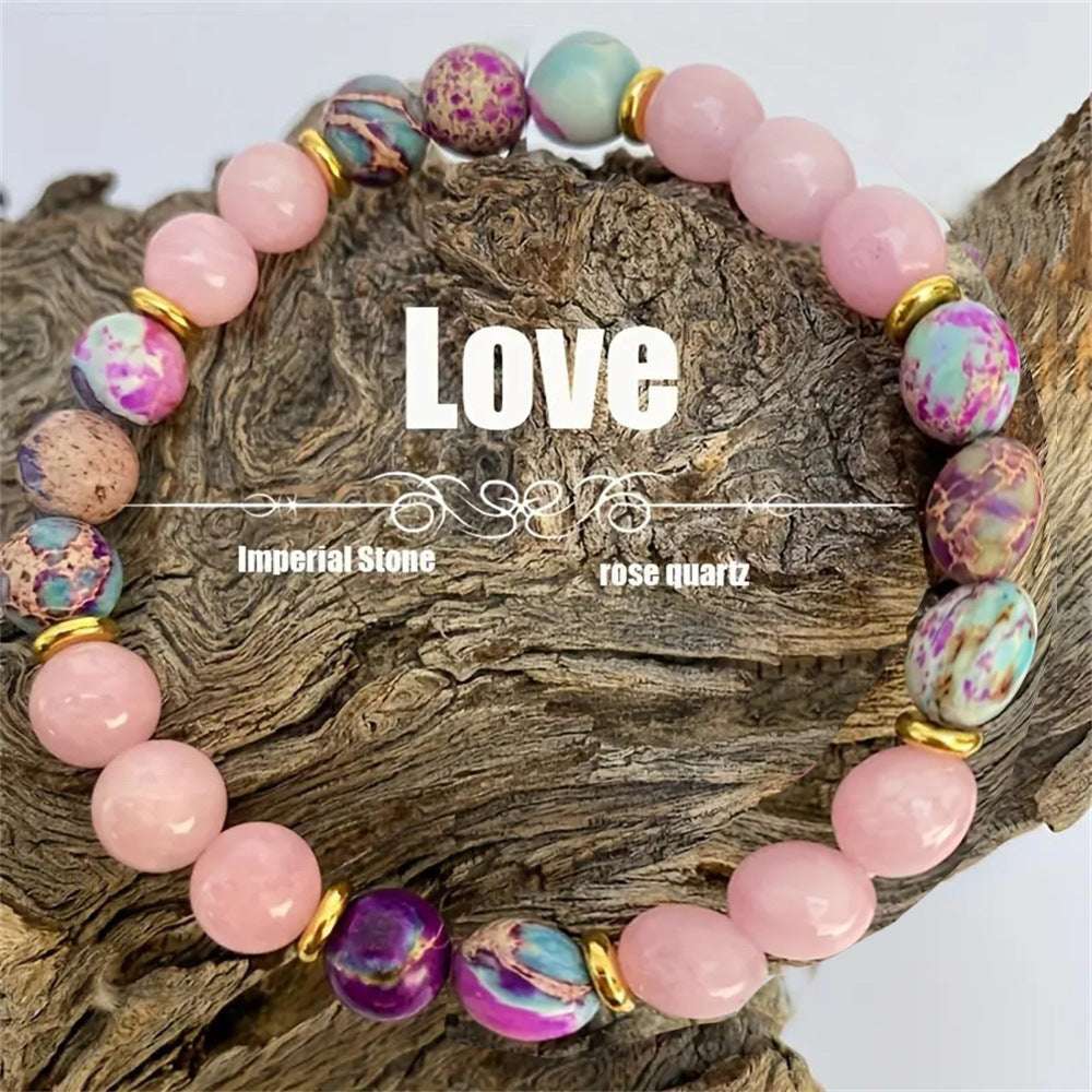 Fashion Natural Stone Pinkred Zebra Tree Of Life Gifts Big Little Sister Bracelet Birthday Jewelry Girls Braclet Gifta For Girl Boy - globaltradeleader