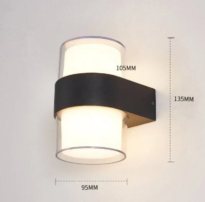 Outdoor Corridor Aisle Terrace Stairs Balcony Villa Door Outdoor Waterproof Wall Lamp - globaltradeleader