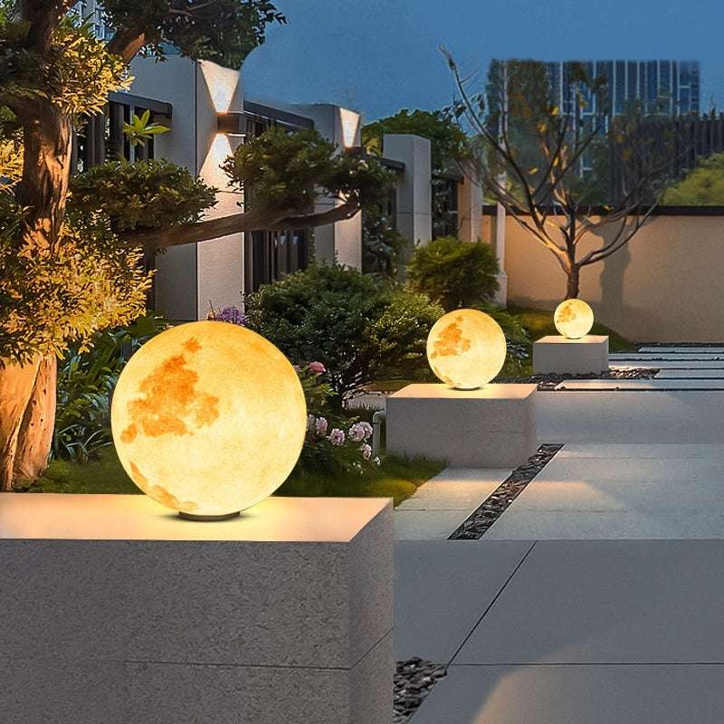 Pillar Lamp Outdoor Wall Moon Light Power-on Door - globaltradeleader