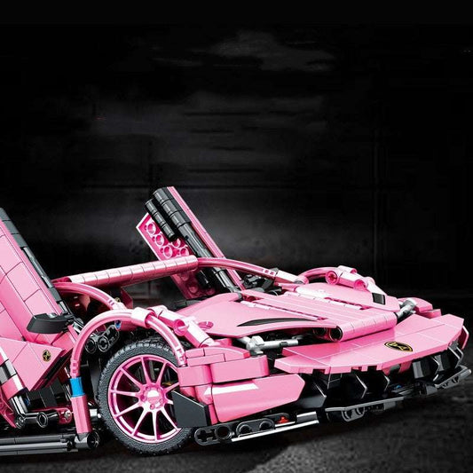High Difficulty Racing Roadster Compatible With  Power Mechanical Building Blocks - globaltradeleader