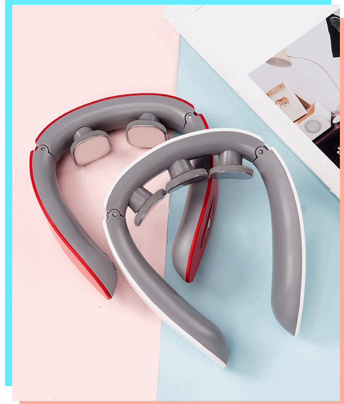 Neck Massager Head Relax Muscle Vibration Massage USB Charging Electric Therapy Cervical Relief Pain Health Care Tool