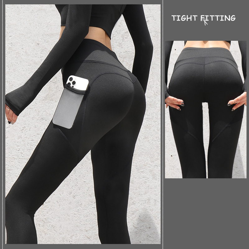 Gym Sport Seamless Leggings With Pockets Push Up High Waist Pants Women Fitness Running Yoga Pants Gym Sport Seamless Leggings - globaltradeleader