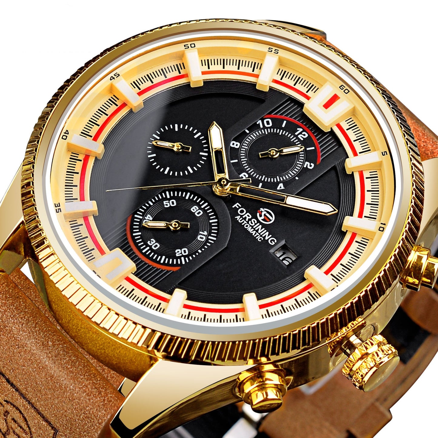 30 M Waterproof Men's Week Calendar Automatic Mechanical Watch - globaltradeleader