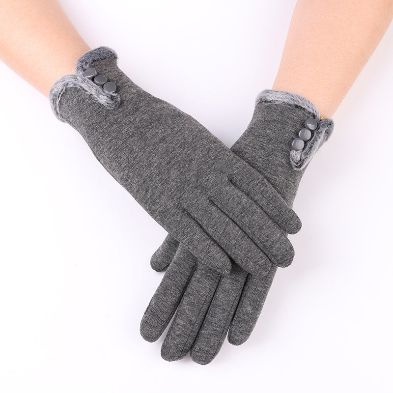 Women's Warm Winter Gloves With Non Down Touch Screen - globaltradeleader