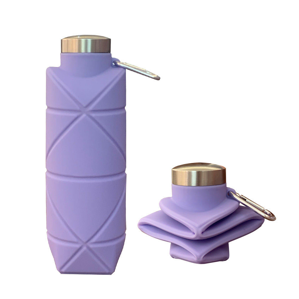 Food Grade Silicone Portable Water Bottle