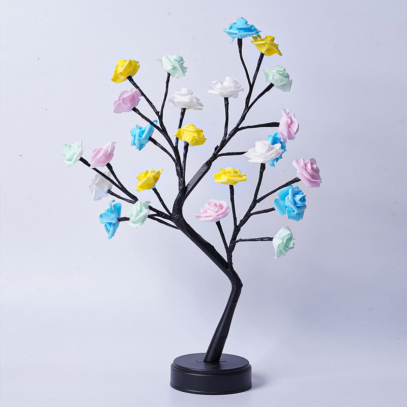 LED Rose Tree Light Christmas Tree Lamp - globaltradeleader