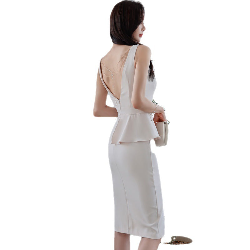 Fashion Professional Temperament Ruffled Hip Skirt - globaltradeleader