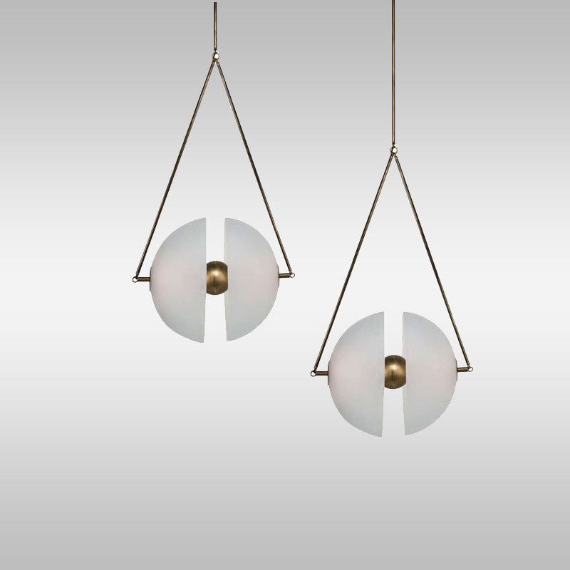 Post-modern Exhibition Hall Glass Window Chandelier - globaltradeleader