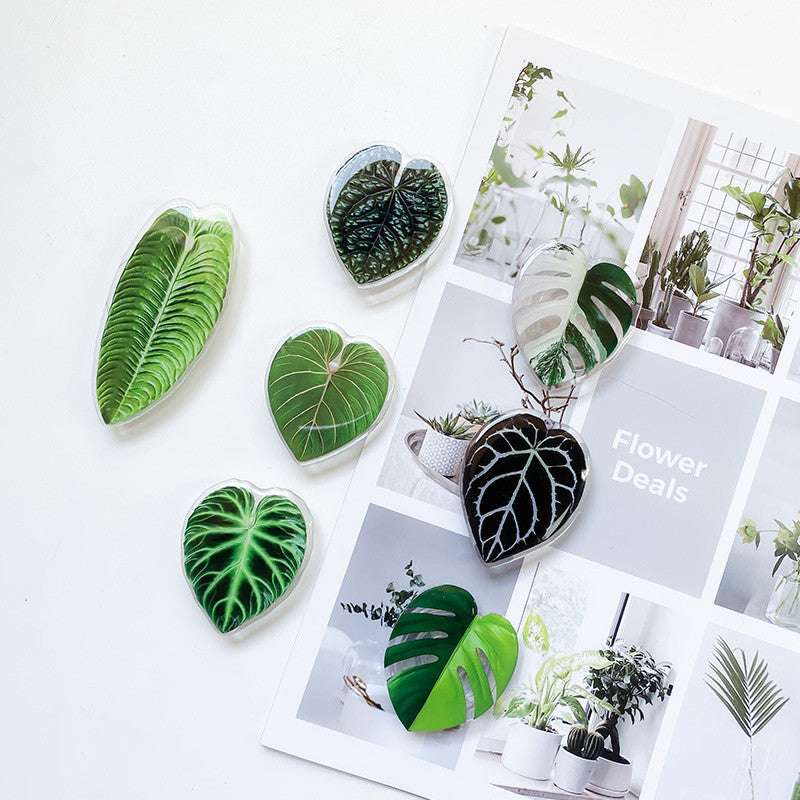 Cute Green Leaves Smartphone Holder Finger Stand Support For Phone Handband