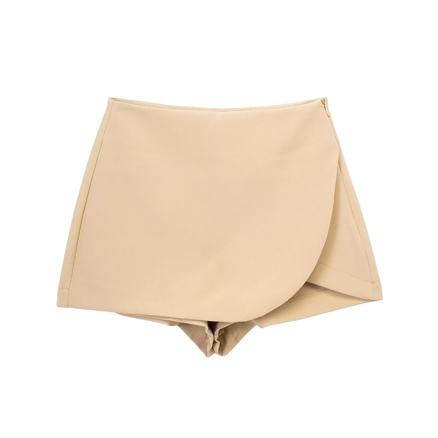 Women's High Waist Asymmetric Short Pantskirt - globaltradeleader