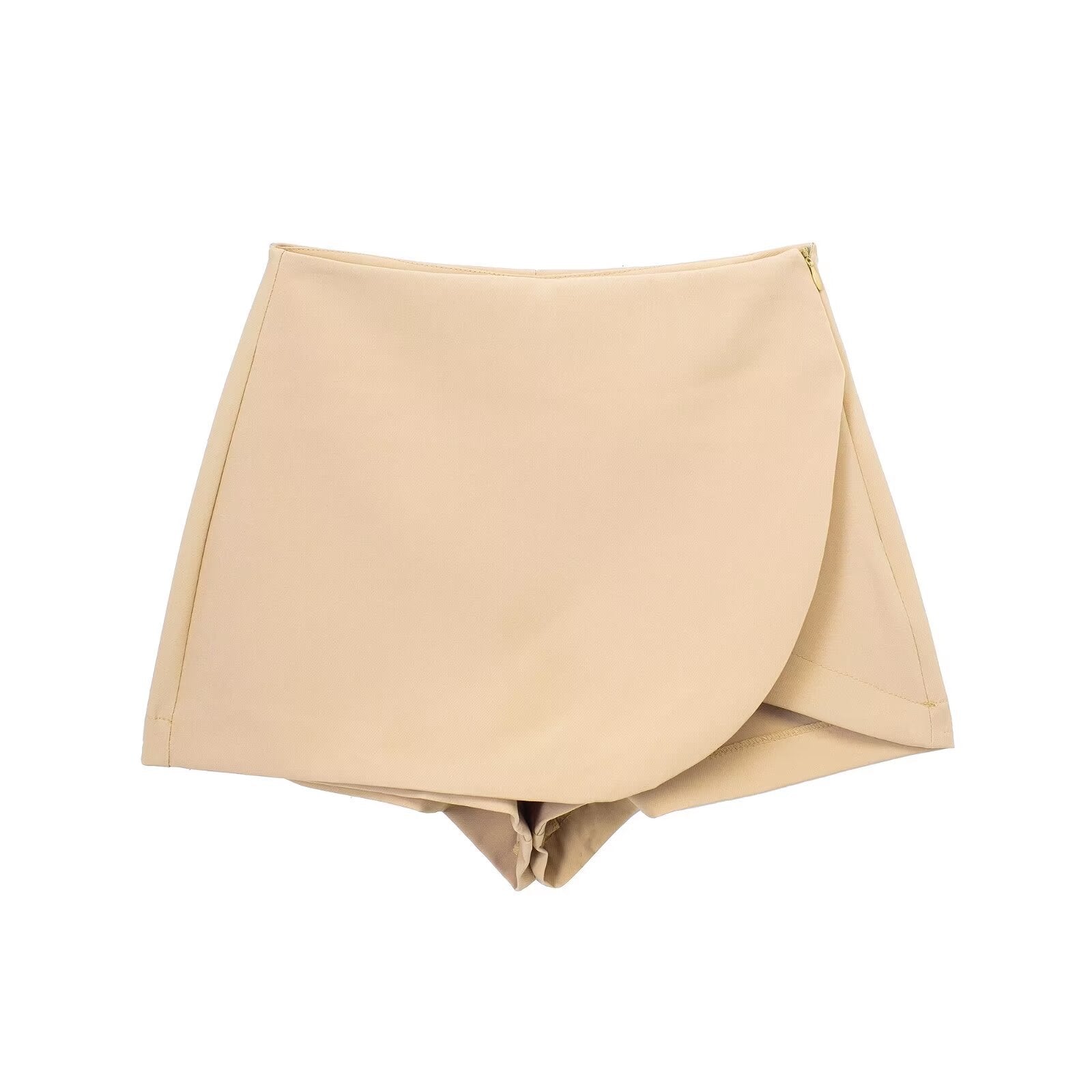 Women's High Waist Asymmetric Short Pantskirt - globaltradeleader