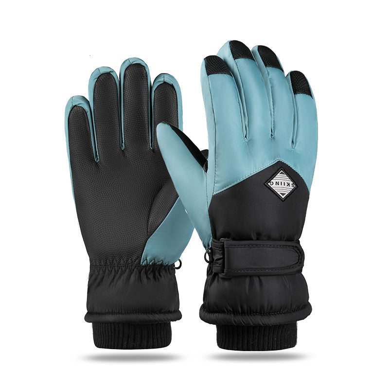 Couple Winter Fleece Thickened Warm And Windproof Gloves - globaltradeleader