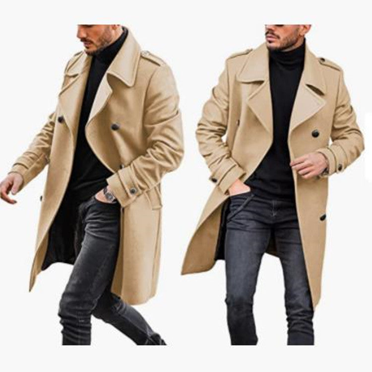 Woolen Men's Coat Autumn And Winter New Product Warm Padded Jacket - globaltradeleader