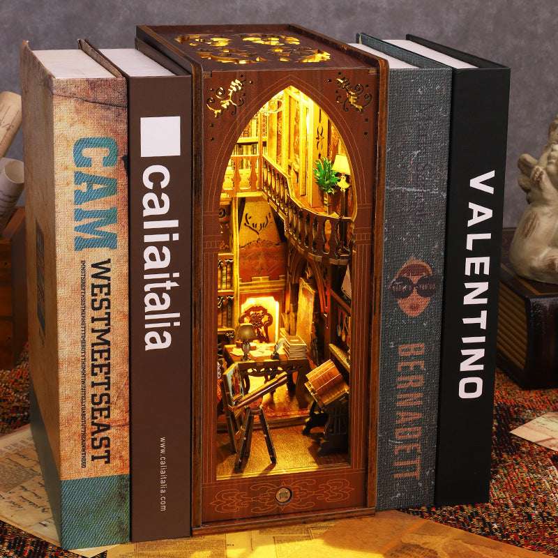 Creative Assembly 3D Three-dimensional Model Library Book Stand - globaltradeleader