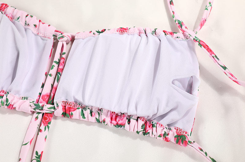 Swimwear Women's Printed Strap Bikini - globaltradeleader