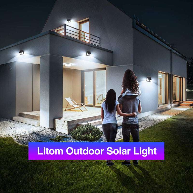 Household Minimalist Outdoor Solar Wall Lamp - globaltradeleader