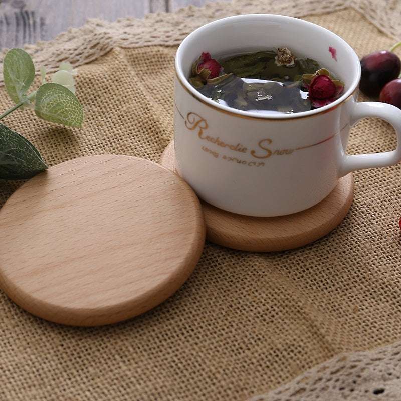 Wooden Coaster Creative Japanese Tea Ceremony Tea Cup Holder - globaltradeleader