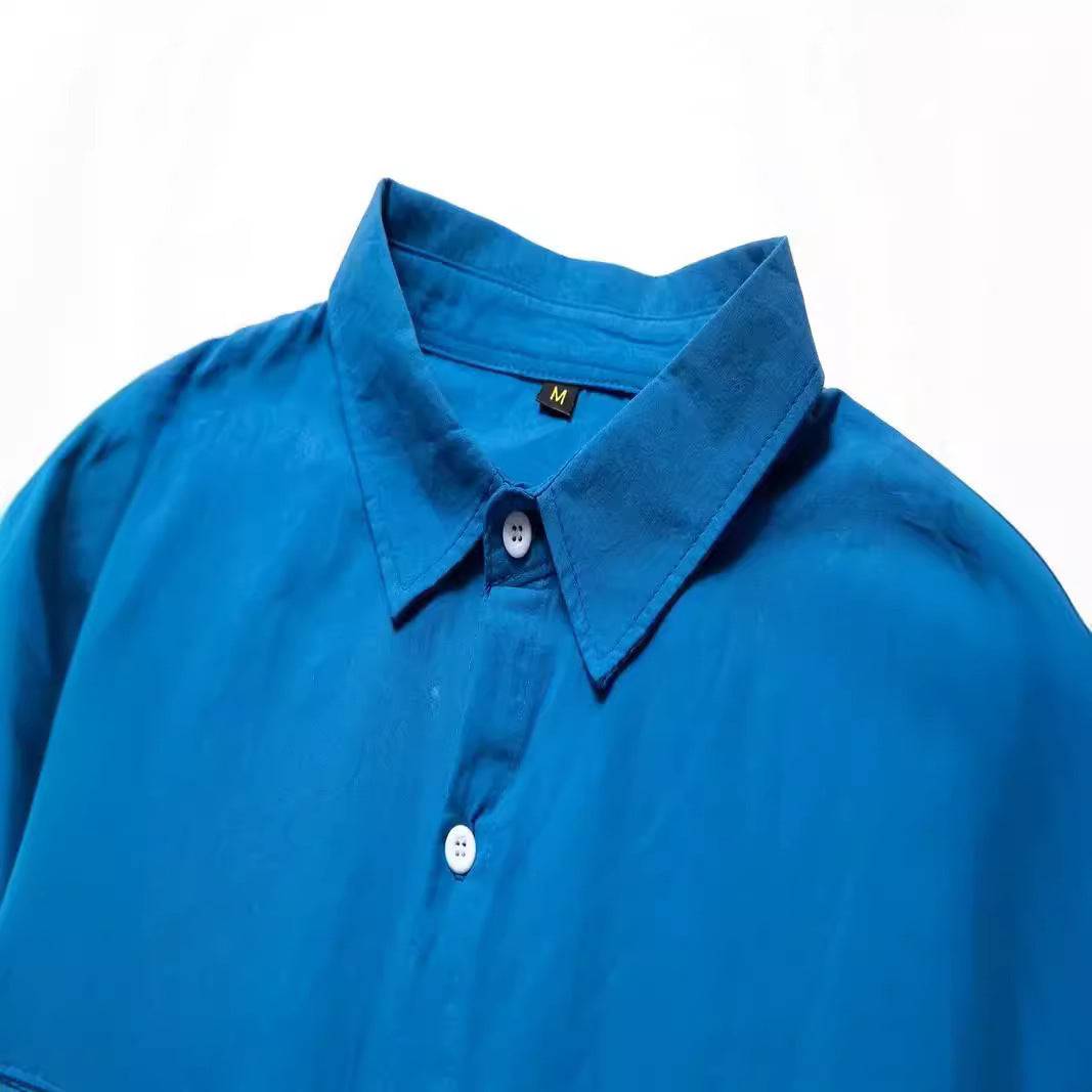 Men's Casual Fashion Cotton And Linen Slim-fit Shirt - globaltradeleader