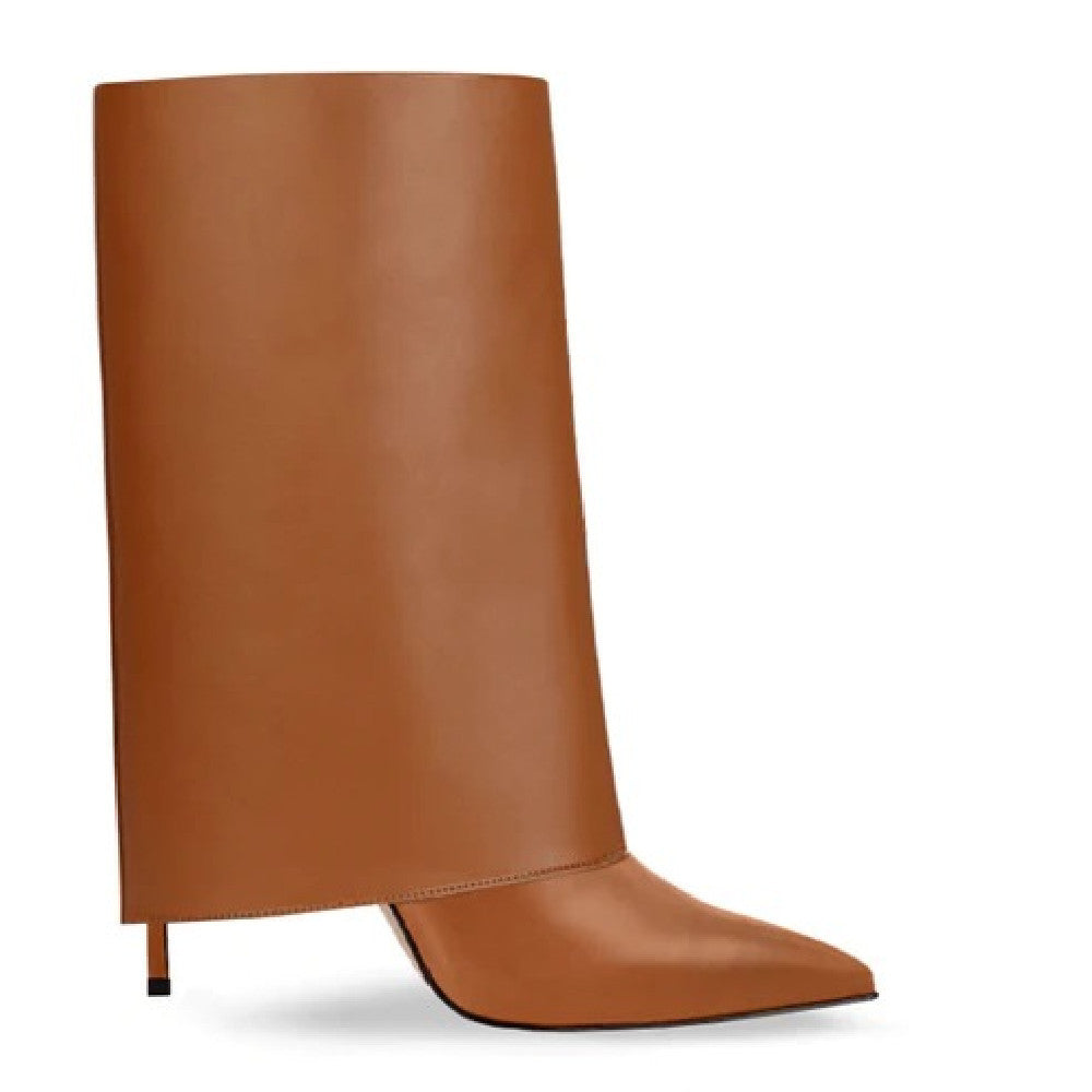 Short Leg Pants Boots For Women's Fashionable Pointed Thin High Heels - globaltradeleader
