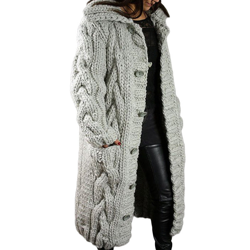 Women's Cardigan Plus Size Sweater Coat - globaltradeleader