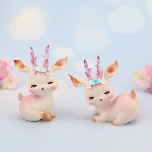 Christmas Deer Sika Deer Baking Cake Topper Ornaments