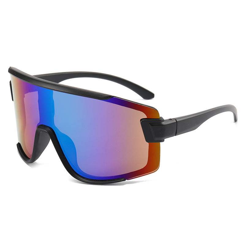 Men's Sunglasses Trendy Colorful Big Frame Sports Women's Outdoor Cycling Glasses