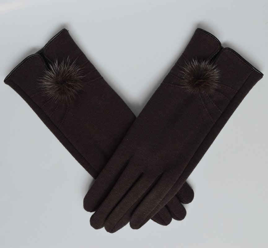 Women's Winter Warm Spun Velvet Gloves - globaltradeleader