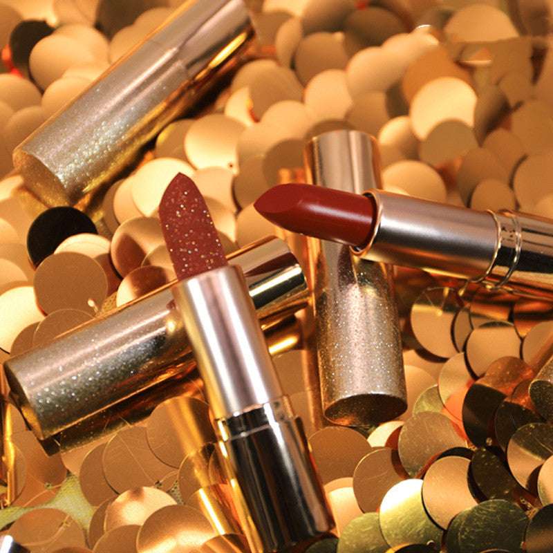 Fashion Small Sachet Mousse Lipstick Leopard Print Chain With Small