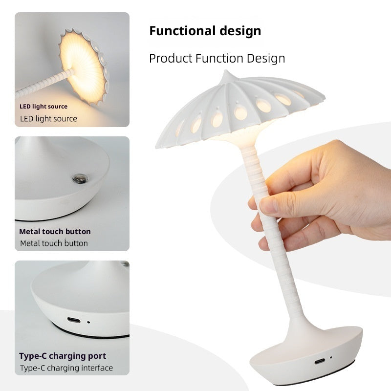 Internet Celebrity Bedroom Bedside Touch Atmosphere Small Table Lamp - globaltradeleader