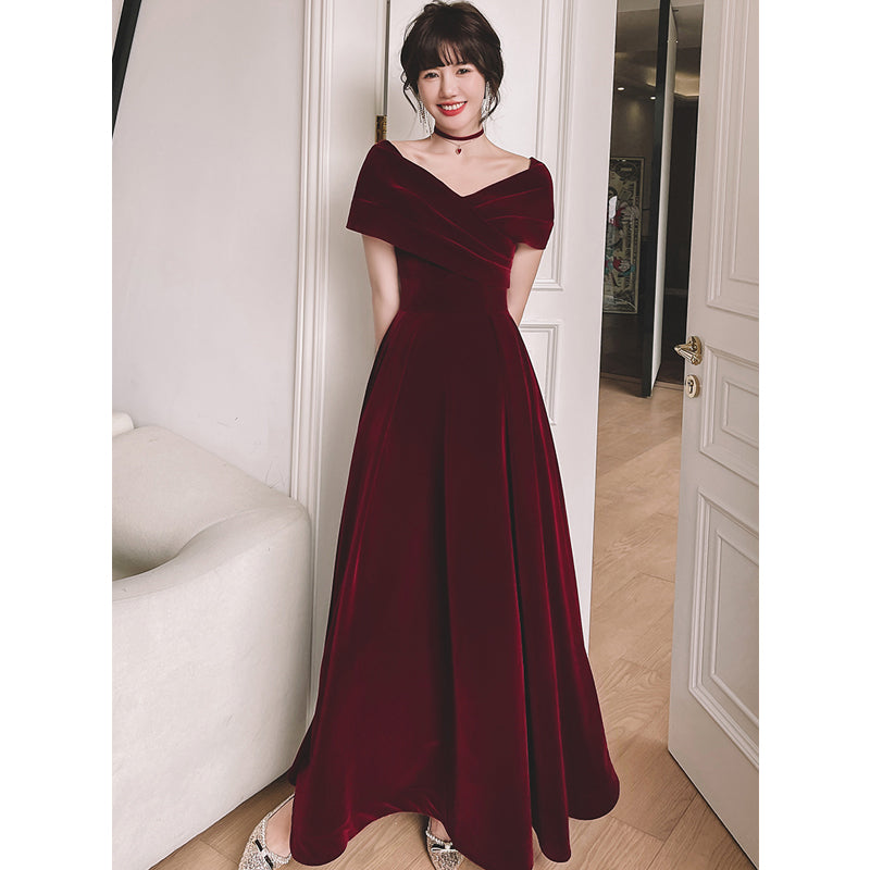 Summer Wedding Red Engagement Dress - globaltradeleader