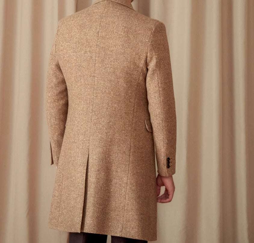 Color Dots Mid-length Coat - globaltradeleader