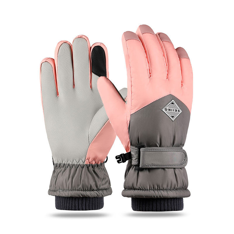 Couple Winter Fleece Thickened Warm And Windproof Gloves - globaltradeleader