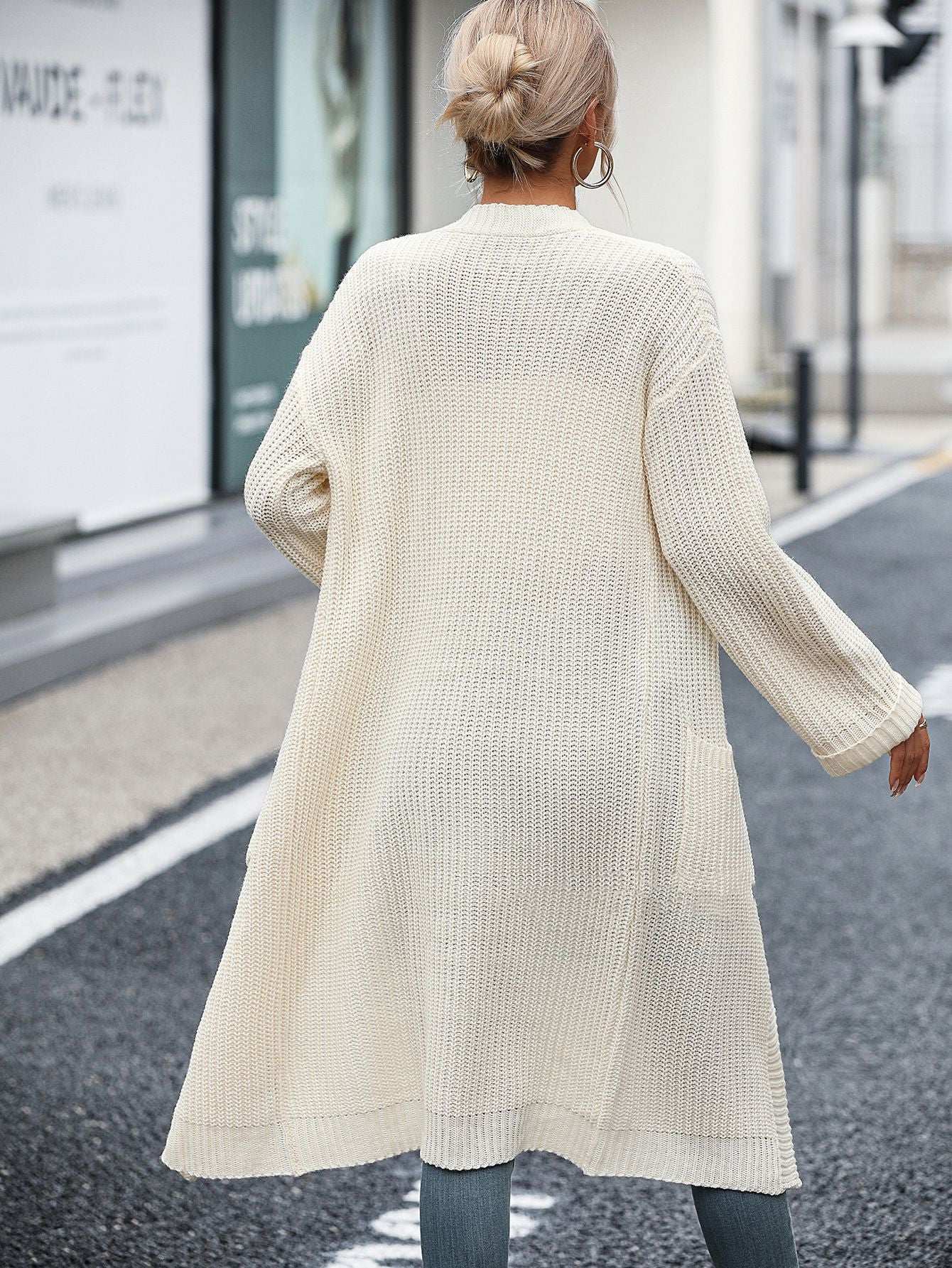 New Women's Solid Color Knitwear Women's Coat Sweater - globaltradeleader