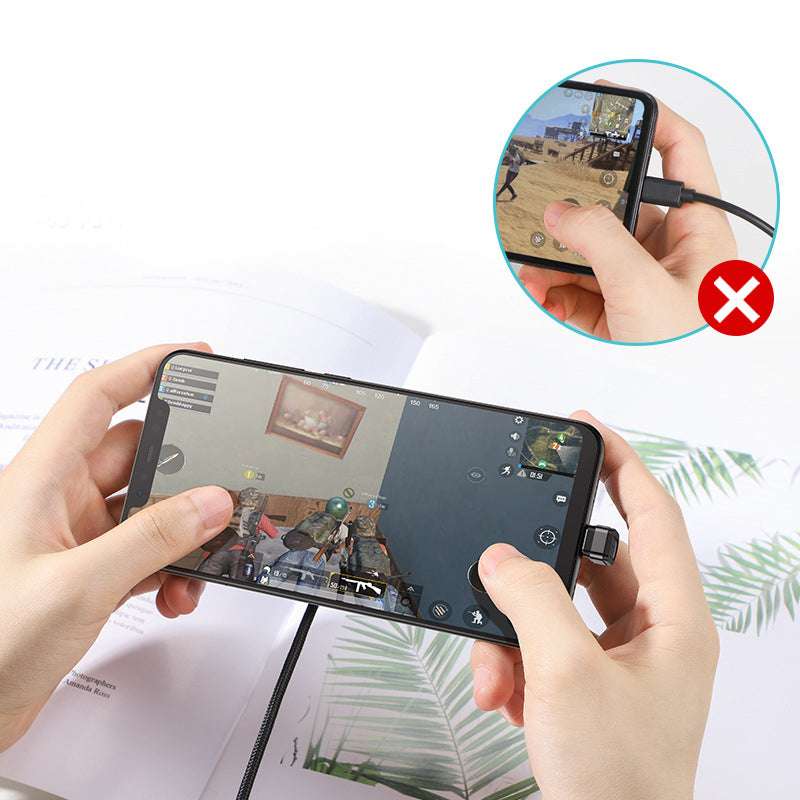 Elbow U-shaped Mobile Game Data Charging Cable