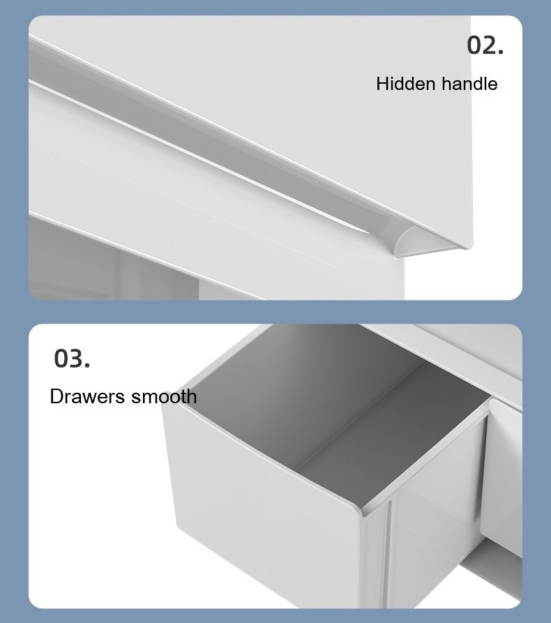 Plastic Desktop Storage Box Cosmetic Drawer Finishing Free Combination Multi-layer Stackable Jewelry Box - globaltradeleader