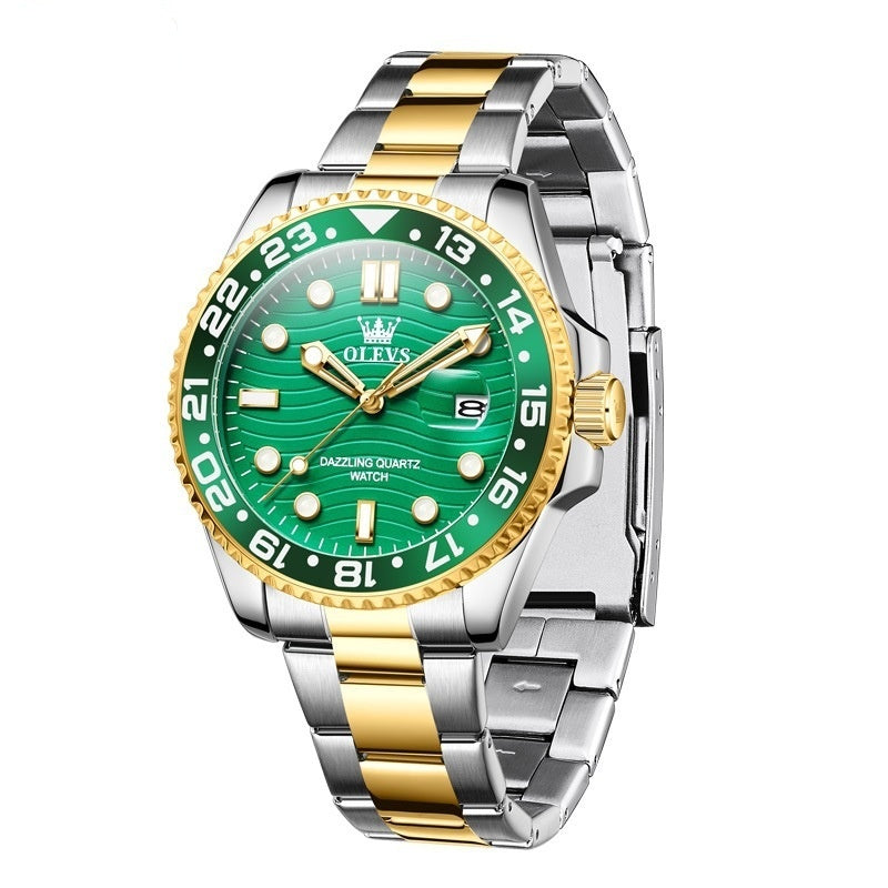 Steel Belt Business Men's Casual Quartz Watch - globaltradeleader