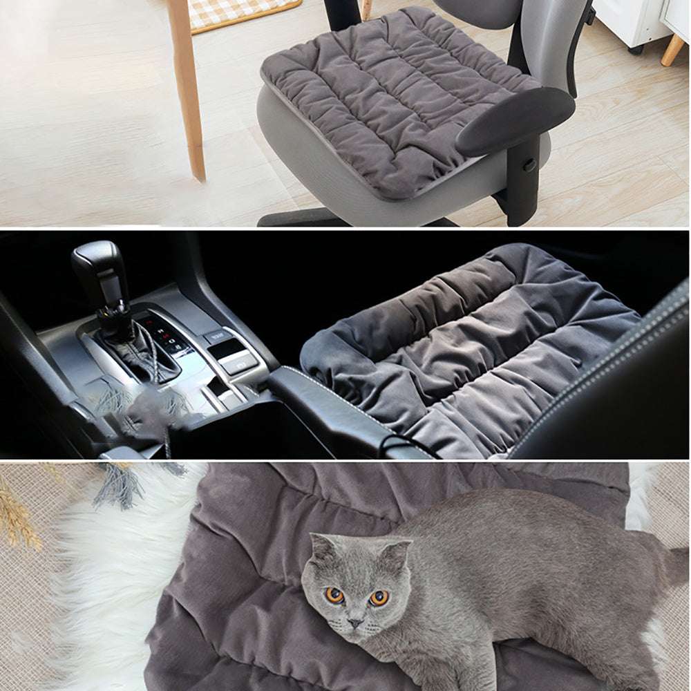 Adjustable Temperature Electric Heating Pad Cushion Chair Car Pet Body Winter Warmer 3 Level Blanket Comfortable Cat Dog 10W - globaltradeleader